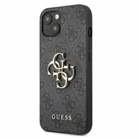 Гръб Guess PU 4G Metal Logo Case за iPhone 13 - Сив - 6 Гръб Guess PU 4G Metal Logo Case за iPhone 13 - Сив - 6