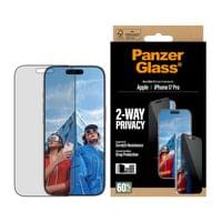 Стъклен протектор PanzerGlass за iPhone 17 Pro, Privacy,... - 0 Стъклен протектор PanzerGlass за iPhone 17 Pro, Privacy,... - 0