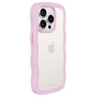 Гръб Holdit Wavy Case iPhone за 14 Pro Max - Лилава рамка - 2 Гръб Holdit Wavy Case iPhone за 14 Pro Max - Лилава рамка - 2