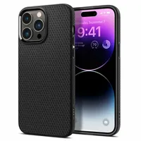 Гръб Spigen Liquid Air за iPhone 14 Pro - Черен - 2