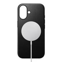 Гръб Nomad Modern Leather case за iPhone 16 - Черен - 2 Гръб Nomad Modern Leather case за iPhone 16 - Черен - 2