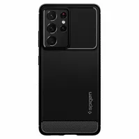 Гръб Spigen Rugged Armor за Galaxy S21 Ultra - Черен - 5 Гръб Spigen Rugged Armor за Galaxy S21 Ultra - Черен - 5