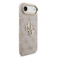 Гръб Guess PU Leather 4G Metal Logo Gold Frame MagSafe... - 2