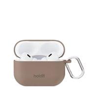Калъф Holdit Silicone Case Solid AirPods Pro 1/2 Mocha Brown - 1