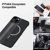 Гръб Pitaka Fusion Weaving MagEZ Case 3 за iPhone 14 -... - 2 Гръб Pitaka Fusion Weaving MagEZ Case 3 за iPhone 14 -... - 2