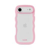 Гръб Holdit Wavy за iPhone 17 Air - Розов/Прозрачен - 1 Гръб Holdit Wavy за iPhone 17 Air - Розов/Прозрачен - 1
