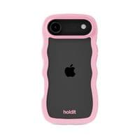 Гръб Holdit Wavy за iPhone 17 Air - Розов/Прозрачен - 2 Гръб Holdit Wavy за iPhone 17 Air - Розов/Прозрачен - 2