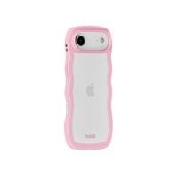 Гръб Holdit Wavy за iPhone 17 Air - Розов/Прозрачен - 2