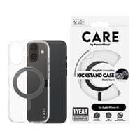 Гръб CARE by PanzerGlass за iPhone 16, Feature Case Black... - 1