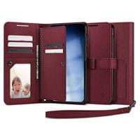 Калъф Spigen Wallet S Plus за Samsung Galaxy S23 - Бордо - 5 Калъф Spigen Wallet S Plus за Samsung Galaxy S23 - Бордо - 5