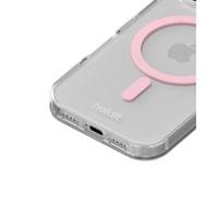 Гръб Holdit MagSafe за iPhone 17 Pro - Розов/Прозрачен - 2