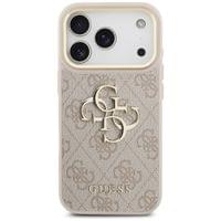 Гръб Guess PU Leather 4G Metal Logo Gold Frame MagSafe... - 1