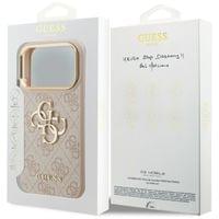 Гръб Guess PU Leather 4G Metal Logo Gold Frame MagSafe... - 6