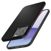 Гръб Spigen Thin Fit за iPhone 13 Pro Max - Черен - 3