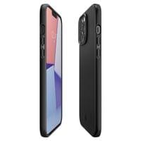 Гръб Spigen Thin Fit за iPhone 13 Pro Max - Черен - 2