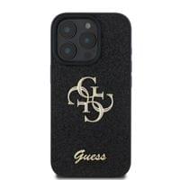 Гръб Guess PU Fixed Glitter 4G Metal Logo Case за iPhone... - 2
