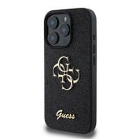 Гръб Guess PU Fixed Glitter 4G Metal Logo Case за iPhone... - 2