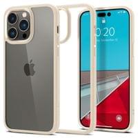 Гръб Spigen Crystal Hybrid за iPhone 14 Pro Max - Sand beige - 1