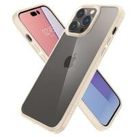 Гръб Spigen Crystal Hybrid за iPhone 14 Pro Max - Sand beige - 2