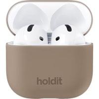 Kaлъф Holdit за AirPods 4, Silicone Case, Кафяв - 1