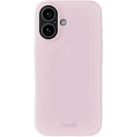 Гръб Holdit Silicone за iPhone 16 - Pale Pink - 1