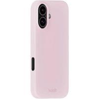 Гръб Holdit Silicone за iPhone 16 - Pale Pink - 2