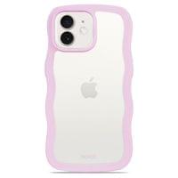 Гръб Holdit Wavy Case iPhone за 12/12 Pro - Лилава рамка - 1 Гръб Holdit Wavy Case iPhone за 12/12 Pro - Лилава рамка - 1