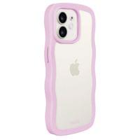 Гръб Holdit Wavy Case iPhone за 12/12 Pro - Лилава рамка - 2 Гръб Holdit Wavy Case iPhone за 12/12 Pro - Лилава рамка - 2