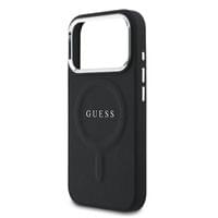Гръб Guess PU Saffiano MagSafe Case за iPhone 17 Pro - Черен - 4