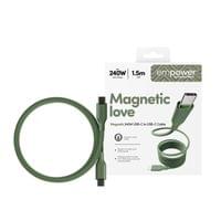 Data кабел empower by PanzerGlass Magnetic Snake USB-C to... - 0 Data кабел empower by PanzerGlass Magnetic Snake USB-C to... - 0