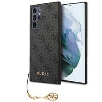 Гръб Guess 4G Charms Case за Samsung Galaxy S24 Ultra - Сив - 1 Гръб Guess 4G Charms Case за Samsung Galaxy S24 Ultra - Сив - 1