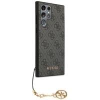 Гръб Guess 4G Charms Case за Samsung Galaxy S24 Ultra - Сив - 4