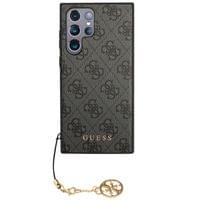 Гръб Guess 4G Charms Case за Samsung Galaxy S24 Ultra - Сив - 7
