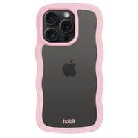 Гръб Holdit Wavy Case iPhone за 15 Pro Max - Розова рамка - 2 Гръб Holdit Wavy Case iPhone за 15 Pro Max - Розова рамка - 2