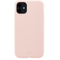 Гръб Holdit Silicone Case за iPhone 11/XR - Бледо розов - 1