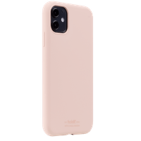 Гръб Holdit Silicone Case за iPhone 11/XR - Бледо розов - 2