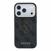 Кейс Guess за iPhone 18 Pro Max / 17 Pro Max, PU 4G Resin... - 2