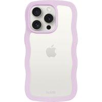 Гръб Holdit Wavy Case iPhone за 15 Pro Max - Лилава рамка - 1