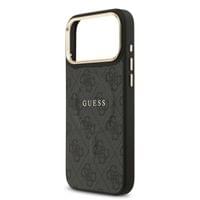 Гръб Guess PU Leather 4G Gold Frame MagSafe Case за... - 4