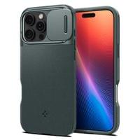 Гръб Spigen Optik Armor MagSafe за iPhone 16 Pro - Зелен - 2 Гръб Spigen Optik Armor MagSafe за iPhone 16 Pro - Зелен - 2