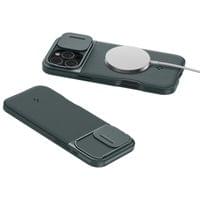 Гръб Spigen Optik Armor MagSafe за iPhone 16 Pro - Зелен - 6 Гръб Spigen Optik Armor MagSafe за iPhone 16 Pro - Зелен - 6