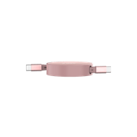 Data кабел ttec USB-C to USB-C Mini Retractable 100W... - 2