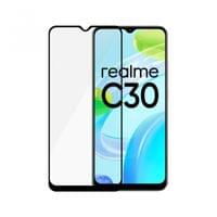 Стъклен протектор Safe за Realme C30, Casefriendly - Черен - 4