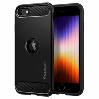 Гръб Spigen Rugged Armor за iPhone 7/8/SE 2020/2022 - Черен - 2 Гръб Spigen Rugged Armor за iPhone 7/8/SE 2020/2022 - Черен - 2