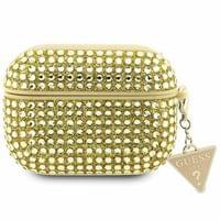 Калъф за Airpods Guess Rhinestones Triangle Metal Logo... - 0