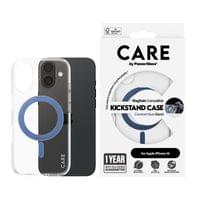 Гръб CARE by PanzerGlass за iPhone 16, Feature Blue Kicks... - 1