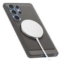 Гръб Spigen за Samsung S25 Ultra, Rugged Armor, MagSafe, Сив - 7 Гръб Spigen за Samsung S25 Ultra, Rugged Armor, MagSafe, Сив - 7