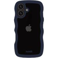 Гръб Holdit Wavy за iPhone 16 - Midnight Blue/Transparent - 2
