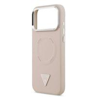 Гръб Guess PU Leather Triangle Logo MagSafe Case за... - 4 Гръб Guess PU Leather Triangle Logo MagSafe Case за... - 4