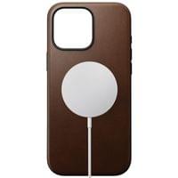 Гръб Nomad Modern Leather за iPhone 16 Pro Max - Кафяв - 5